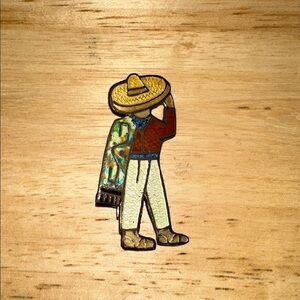 Vibrant Sombrero Enamel Pin